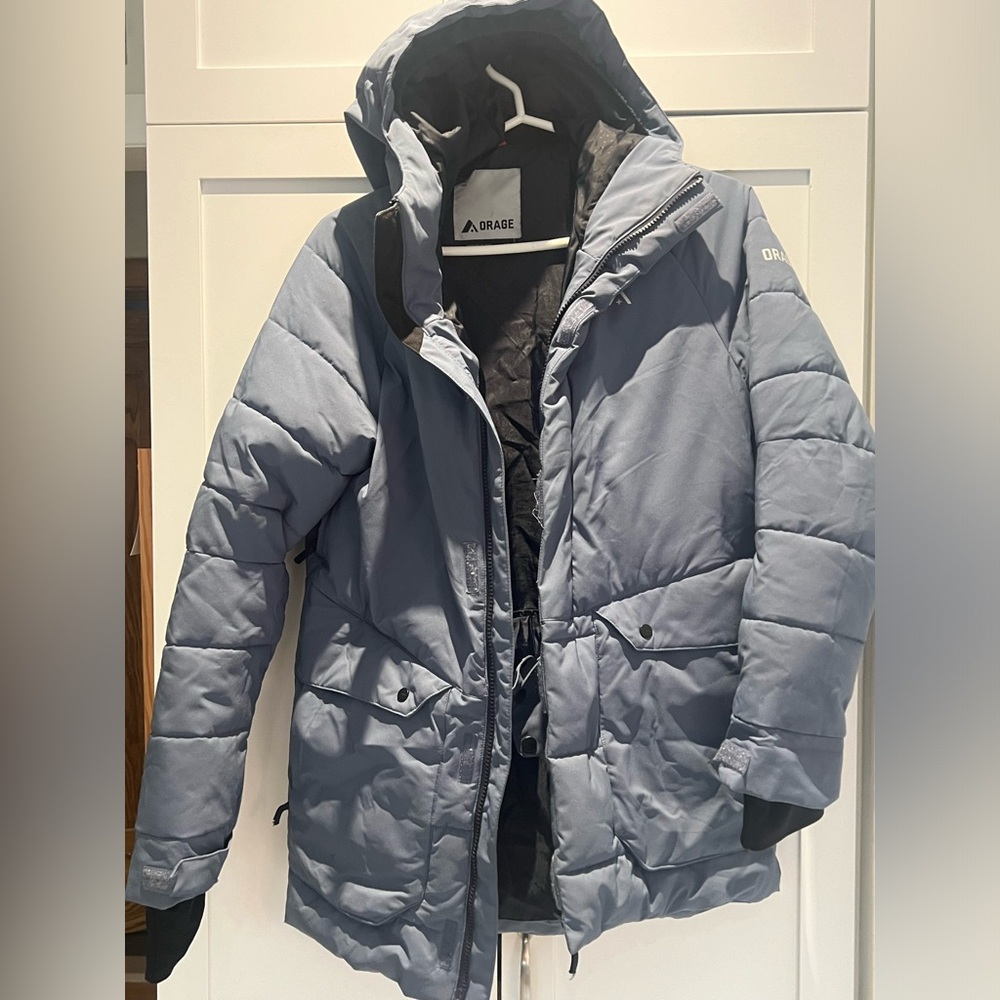 Orage winter coat grey size 14